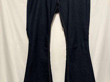 Jeans Boot Cut By Express In Blue Denim, Size: 10 Online now