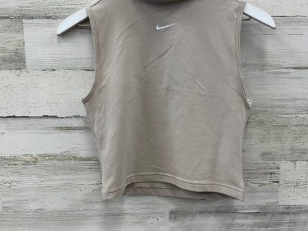 Athletic Tank Top By Nike Apparel In Beige, Size: S Hot on Sale