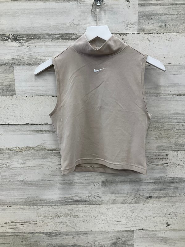 Athletic Tank Top By Nike Apparel In Beige, Size: S Hot on Sale