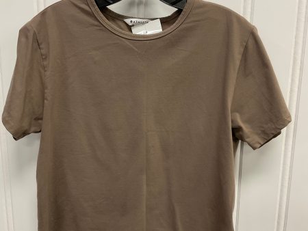 Top Short Sleeve Basic By Athleta In Brown, Size: Sp Supply