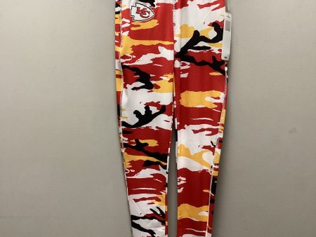 Athletic Leggings By Nfl In Red, Size: Xs Online Hot Sale