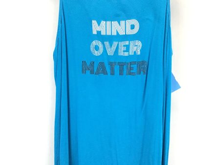 Athletic Tank Top By Clothes Mentor In Blue, Size: 1x For Sale