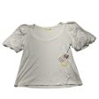 Top Short Sleeve By Nation In White, Size: L For Cheap