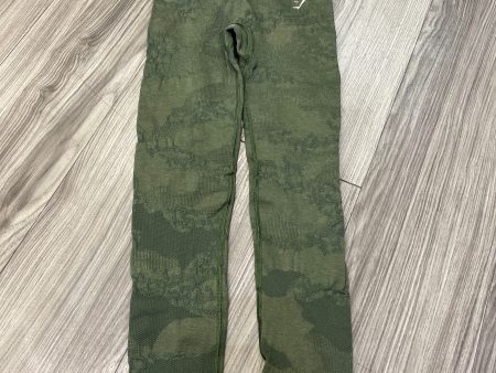 Athletic Leggings By Gym Shark In Green, Size: Xs Sale