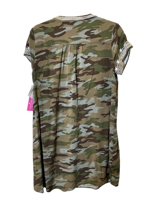 Dress Casual Short By Savanna Jane In Camouflage Print, Size: M Supply