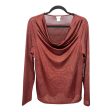 Top Long Sleeve By Chicos In Red, Size: M For Cheap