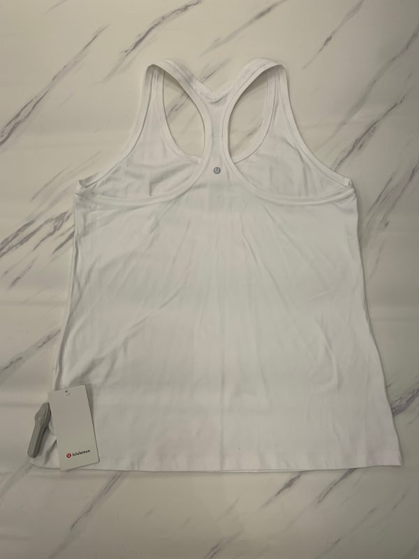 Athletic Tank Top By Lululemon In White, Size: 20 Fashion