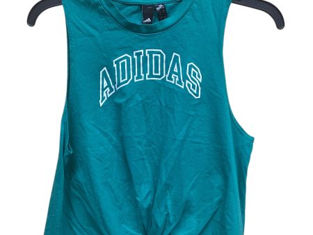 Athletic Tank Top By Adidas In Green, Size: M Online now