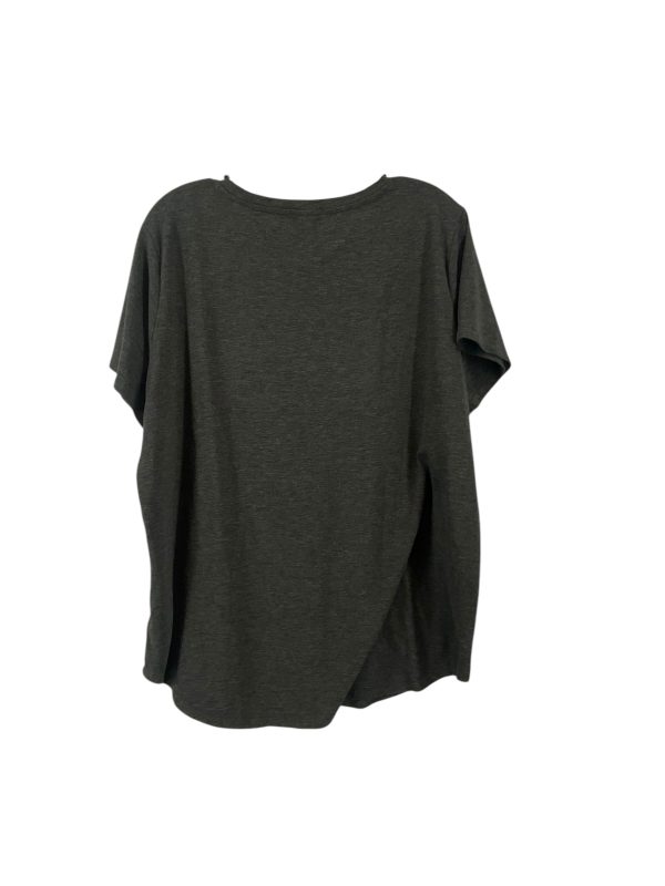 Top Short Sleeve By Maurices In Grey, Size: Xxl Online