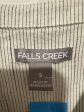 Top Short Sleeve By Falls Creek In Blue & White, Size: S Cheap