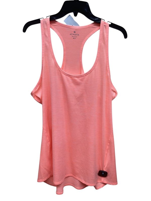 Athletic Tank Top By Athleta In Peach, Size: Xl Online now