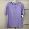 Top Short Sleeve By Gym Shark In Purple, Size: L Online Sale