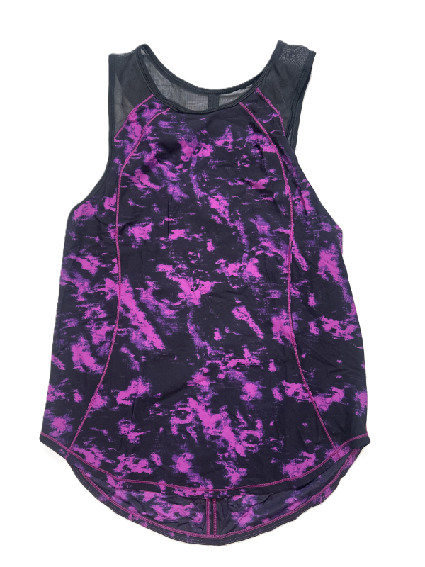 Athletic Tank Top By Lululemon In Tie Dye Print, Size: S For Sale