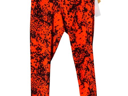 Athletic Leggings By Adidas In Orange, Size: S Fashion