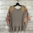 Top Short Sleeve By Umgee In Brown, Size: S Online Sale