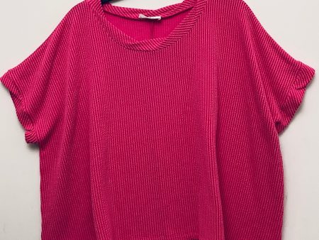 Top Short Sleeve By Clothes Mentor In Pink, Size: Xl on Sale