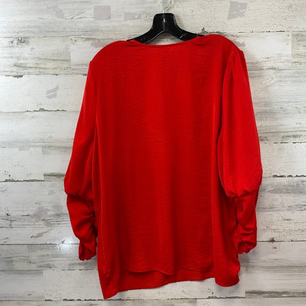 Top 3 4 Sleeve By Cabi In Red, Size: Xl For Cheap