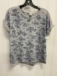 Top Short Sleeve By Lucky Brand In Grey, Size: M Fashion