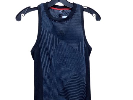 Athletic Tank Top By Adidas In Black & Grey, Size: S Sale