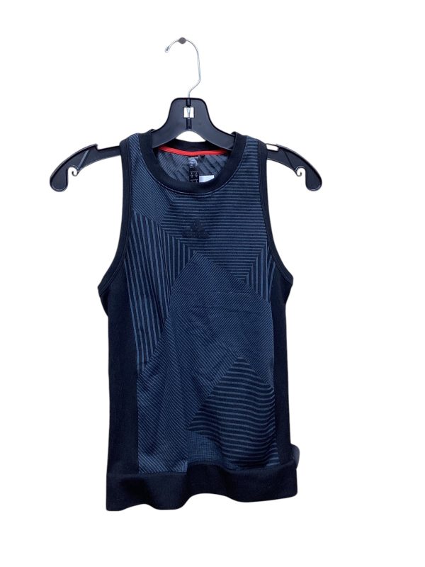 Athletic Tank Top By Adidas In Black & Grey, Size: S Sale