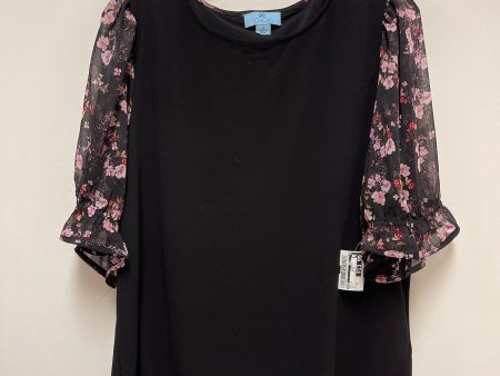 Top Long Sleeve By Cece In Black, Size: Xl Hot on Sale