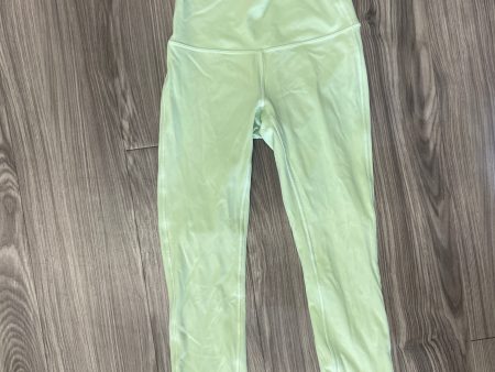 Athletic Leggings By Lululemon In Green, Size: 4 For Sale