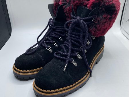 Boots Snow By Sam Edelman In Black & Red, Size: 7 Sale