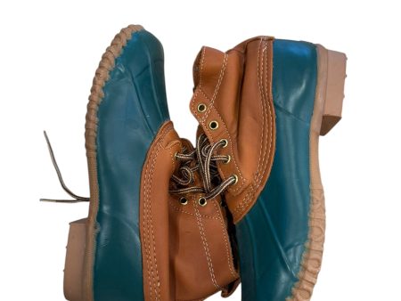 Boots Snow By Eddie Bauer In Green & Tan, Size: 10 Hot on Sale