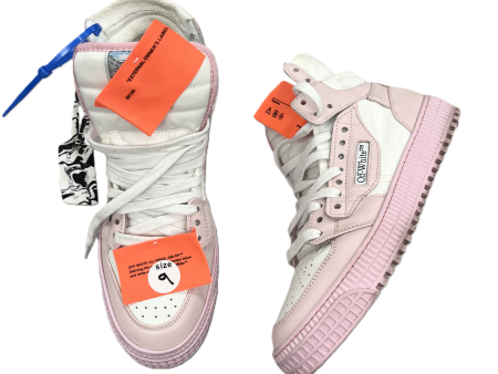 Shoes Luxury Designer By Off-white In Pink & White, Size: 9 Supply