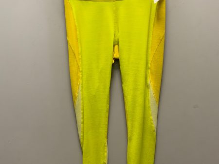 Athletic Leggings By Outdoor Voices In Yellow, Size: L Supply