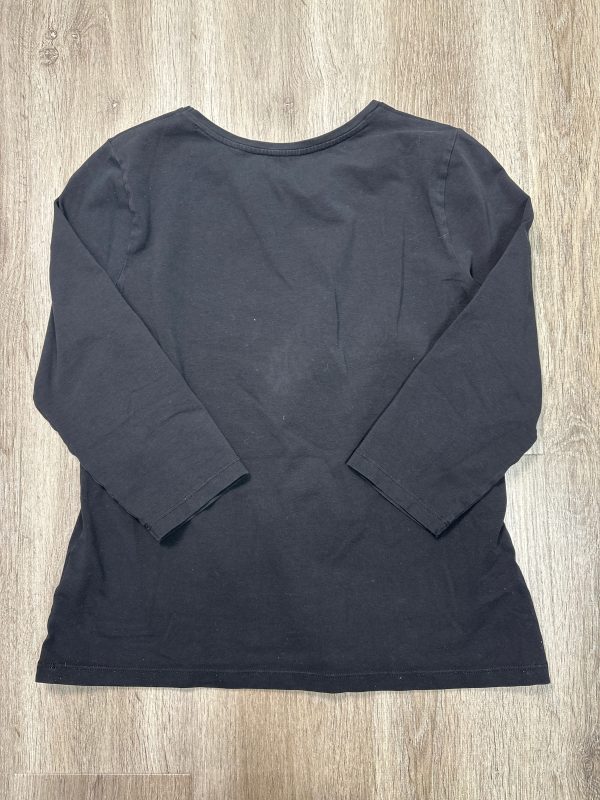 Top 3 4 Sleeve Basic By Chicos In Black, Size: M Online