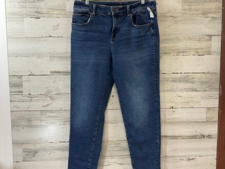 Jeans Straight By Talbots In Blue Denim, Size: 10 Discount