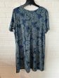 Dress Casual Midi By J. Jill In Black & Blue, Size: Xl Online