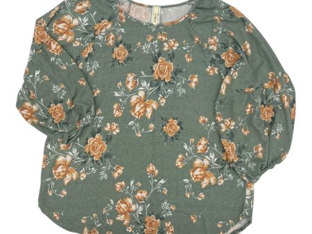 Top Ls By Clothes Mentor In Floral Print, Size:3X Discount