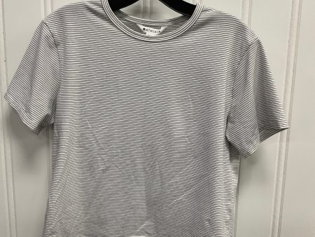 Top Short Sleeve Basic By Athleta In Striped Pattern, Size: Xsp For Discount