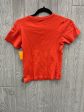 Top Short Sleeve By Urban Outfitters In Orange, Size: S Online Sale