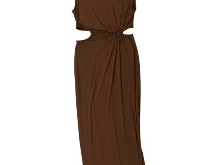 Dress Casual Maxi By Clothes Mentor In Brown, Size: S Discount