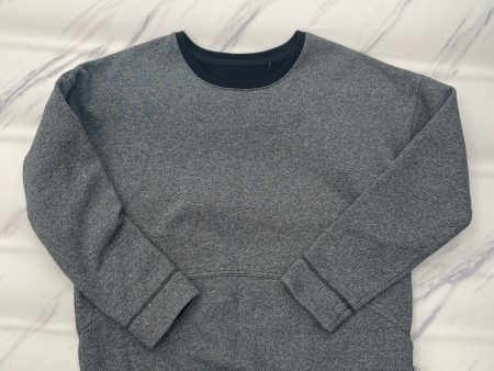 Athletic Sweatshirt Crewneck By Lululemon In Grey, Size: 6 Fashion