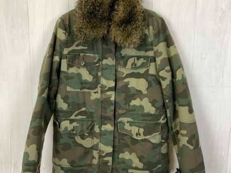 Coat Parka By Top Shop In Camouflage Print, Size: M For Cheap