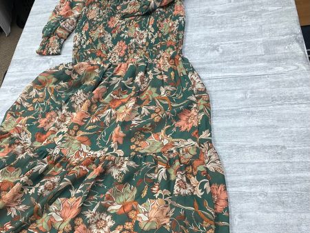 Dress Casual Maxi By Flying Tomato In Floral Print, Size: L For Cheap