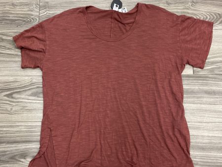 Top Short Sleeve By Old Navy In Brown, Size: M For Sale