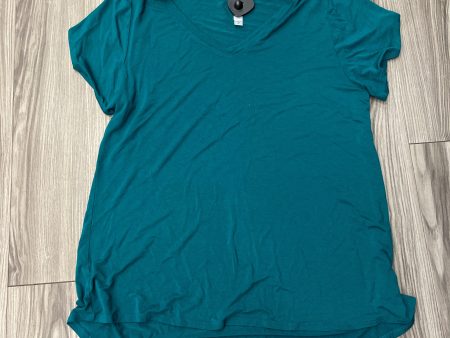 Top Short Sleeve By Lularoe In Teal, Size: Xl on Sale