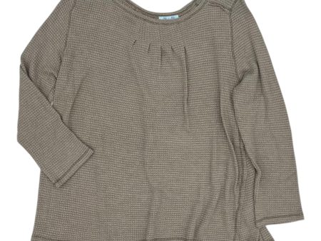 Top Ls By She + Sky In Taupe, Size:2X Hot on Sale