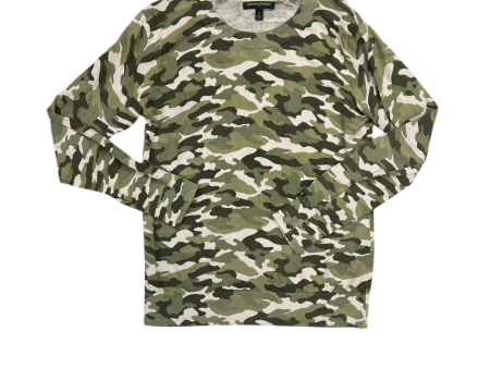 Top Long Sleeve By Banana Republic In Camouflage Print, Size: S Discount