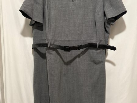 Dress Casual Midi By Alex Marie In Grey, Size: 3x Discount