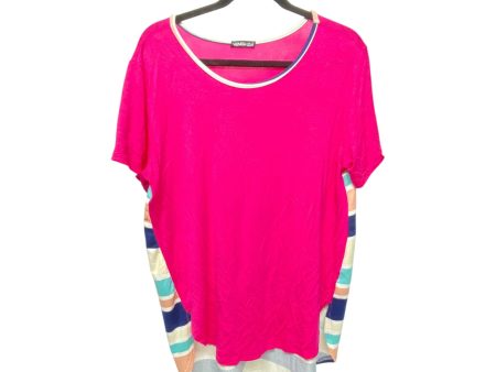 Top Short Sleeve By Heimish Usa In Multi-colored, Size: L Fashion