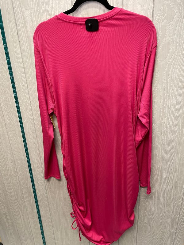 Dress Party Short By Clothes Mentor In Pink, Size: 3x on Sale