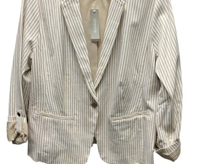 Blazer By Chicos In Striped Pattern, Size: L Hot on Sale