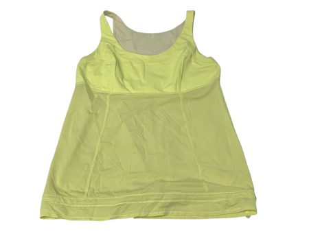 Athletic Tank Top By Lululemon In Yellow, Size: Xl For Discount