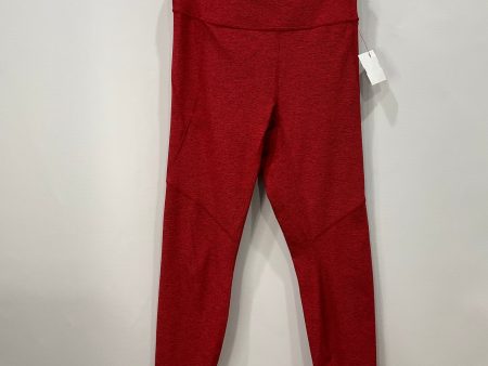 Athletic Leggings By Outdoor Voices In Red, Size: S Fashion